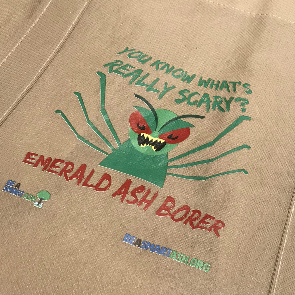The Be A Smart Ash Campaign With The Denver City Forester's Office Will Be Handing Out These Trick-or-treat Bags At The Inaugural Broadway Halloween Parade On Oct. 21, 2017.