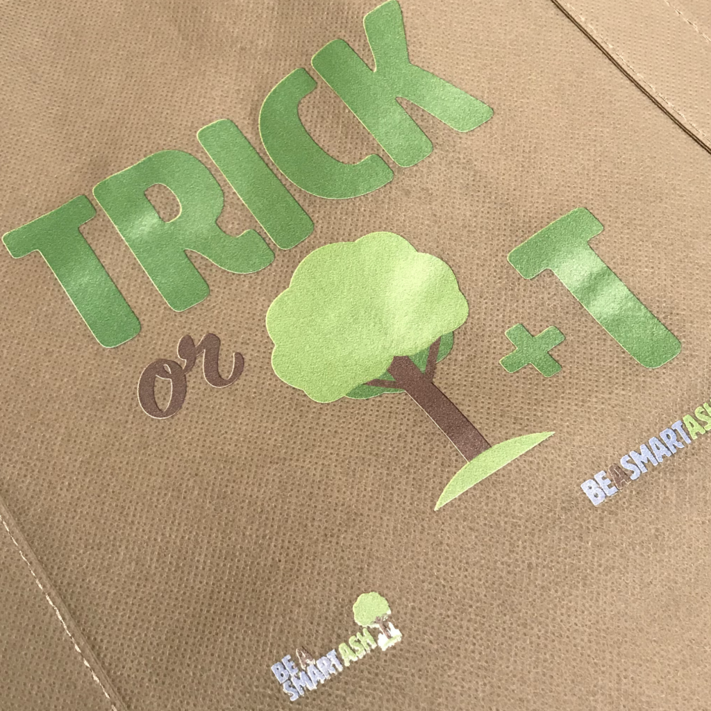 The Be A Smart Ash Campaign With The Denver City Forester's Office Will Be Handing Out These Trick-or-treat Bags At The Inaugural Broadway Halloween Parade On Oct. 21, 2017.
